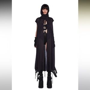 NWT Dollkills TEMPO UNISEX SPLIT FRONT CARDIGAN Small